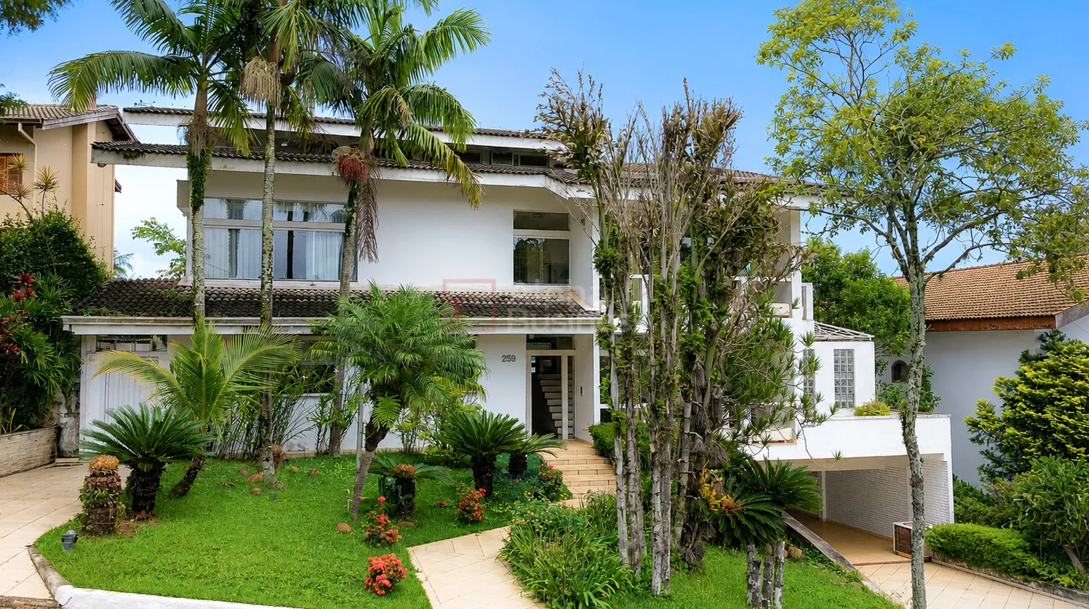 Fachada principal ou destaque de Casa com 4 suítes à venda, 742 m² por R$ 4.500.000 – Alphaville 8 – Santana de Parnaíba/SP - Alphaville 8