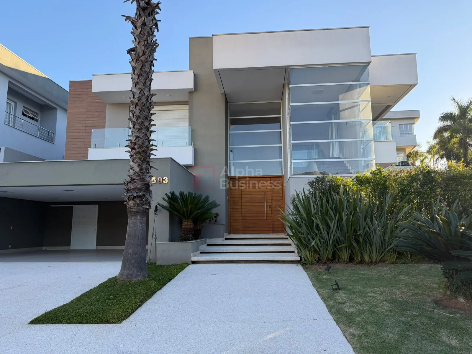 Fachada principal ou destaque de Casa com 4 suítes à venda, 630 m² por R$ 9.300.000 – Villa Solaia – Barueri/SP - Villa Solaia - Alphaville