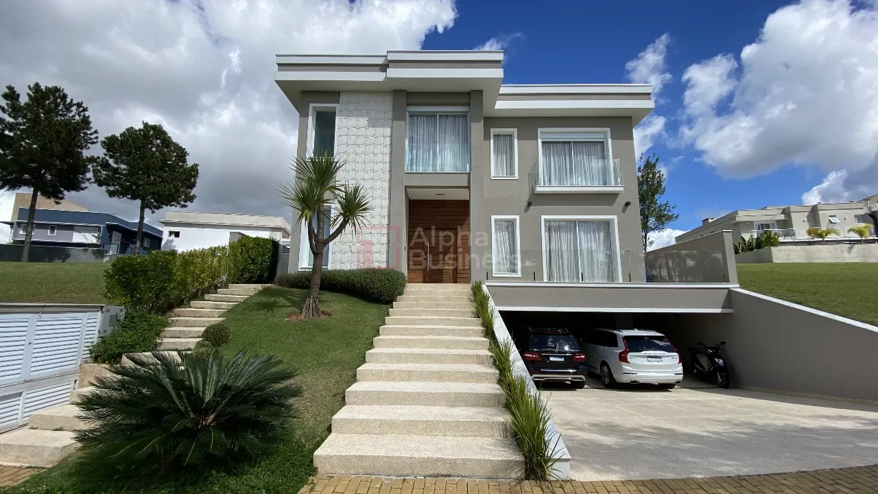 Fachada principal ou destaque de Casa com 5 suítes à venda, 624 m² por R$ 8.600.000 – Campos do Conde – Santana de Parnaíba/SP - Campos do Conde - Alphaville