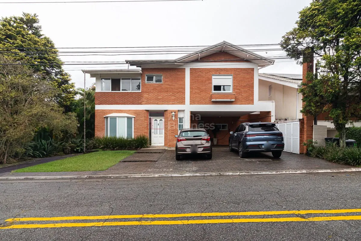 Fachada principal ou destaque de Casa com 4 dormitórios (02 suítes) à venda, 478 m² por R$ 4.000.000 – Alphaville 5 – Santana de Parnaíba/SP - Alphaville 5