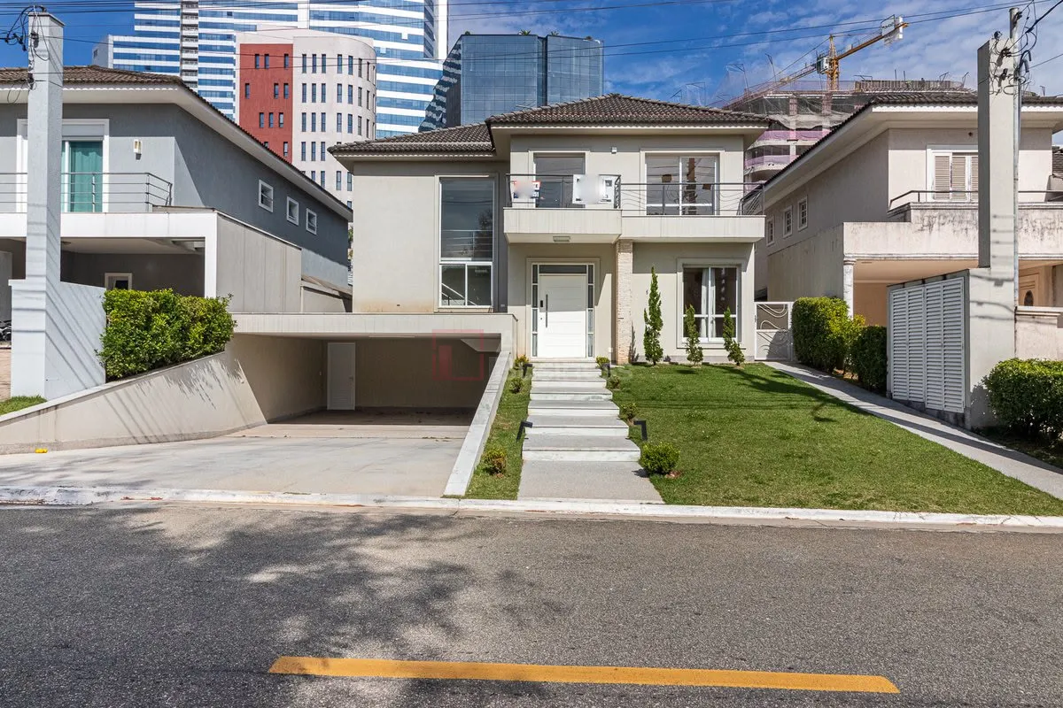 Fachada principal ou destaque de Casa com 4 suítes à venda, 351 m² por R$ 4.900.000 – Alphaville 6 – Santana de Parnaíba/SP - Alphaville 6