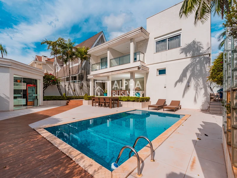 Fachada principal ou destaque de Casa à Venda no Alphaville 2, 4 Suítes | 550m² | CA0106 - Alphaville 2