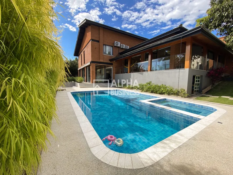 Fachada principal ou destaque de Casa à Venda no Alphaville 6, 4 Suítes | 874m² | CA0143 - Alphaville 6