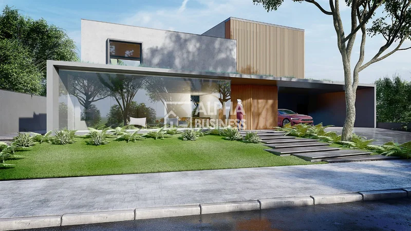 Fachada principal ou destaque de Casa de Luxo no Alphaville 1, 4 Suítes | 770m² | CA0216 - Alphaville 1