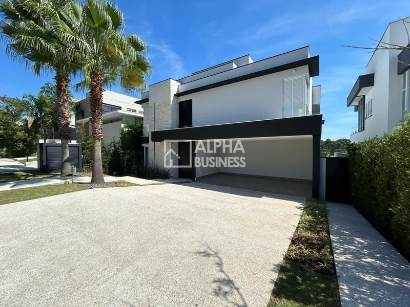 Fachada principal ou destaque de CASA À VENDA NO TAMBORÉ 11 | TOTALMENTE MOBILIADA | SANTANA DE PARNAÍBA – SP - Tamboré 11 - Alphaville
