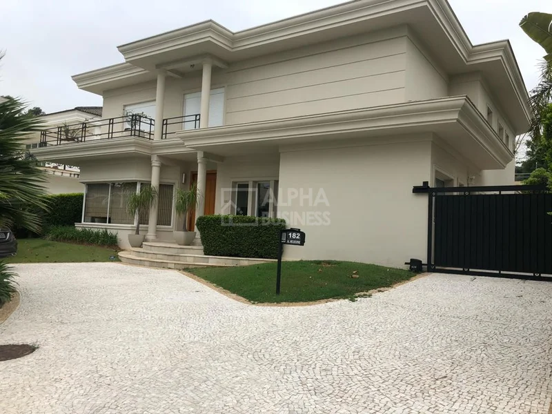 Fachada principal ou destaque de Casa com 4 dormitórios à venda, 530 m²  – Residencial Dois (Tamboré) – Santana de Parnaíba/SP - Tamboré 2 - Alphaville