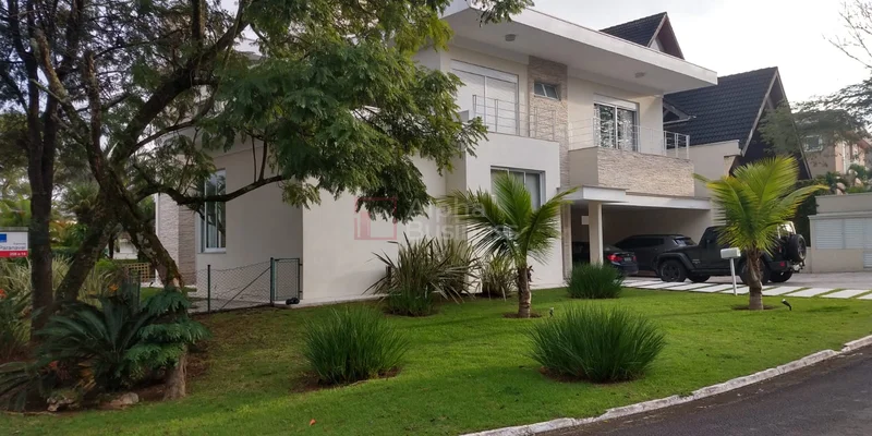 Fachada principal ou destaque de Casa com 4 suítes à venda, 615 m² por R$ 4.950.000 – Alphaville 12 – Santana de Parnaíba/SP - Alphaville 12