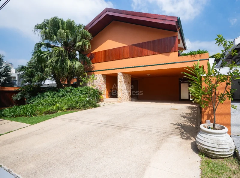 Fachada principal ou destaque de Casa com 5 suítes à venda, 498 m² por R$ 7.800.000 – Alphaville 1 – Barueri/SP - Alphaville 1