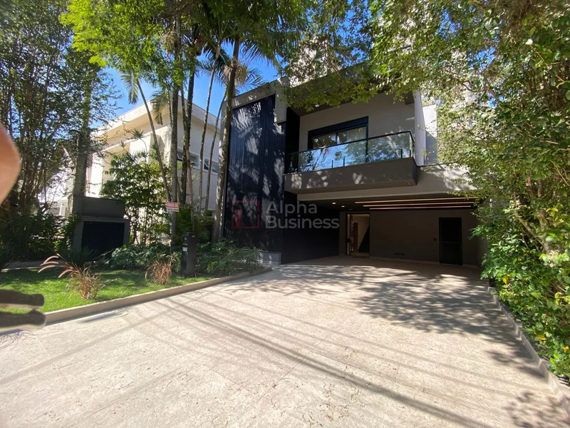 Fachada principal ou destaque de Casa com 6 dormitórios à venda, 422 m² por R$ 6.500.000 – Alphaville 03 – Santana de Parnaíba/SP - Alphaville 3