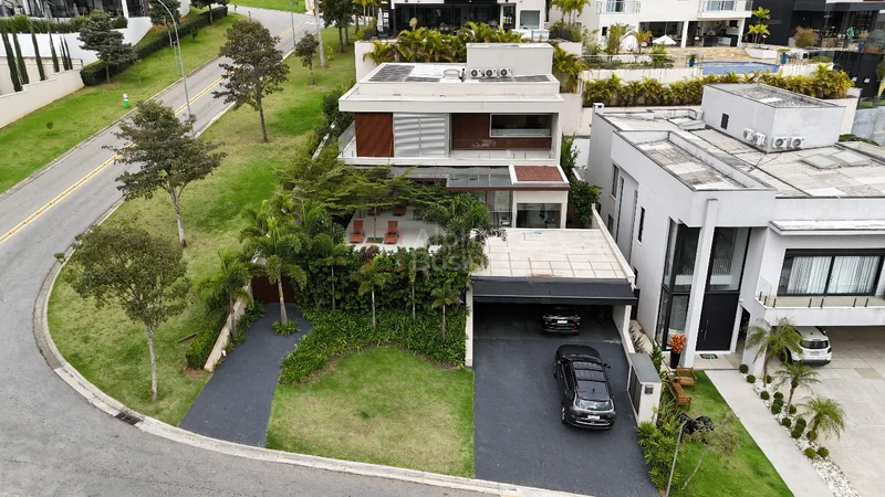 Fachada principal ou destaque de Casa com 4 dormitórios à venda, 440 m² por R$ 9.000.000 – Gênesis 2 – Santana de Parnaíba/SP - Gênesis 2 - Alphaville
