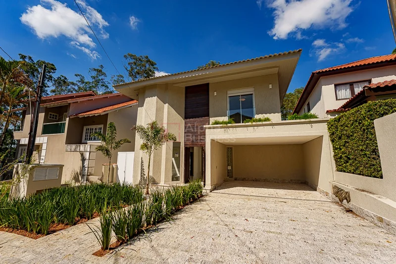 Fachada principal ou destaque de Casa com 4 dormitórios à venda, 300 m² por R$ 3.400.000 – Alphaville 05 – Santana de Parnaíba/SP - Alphaville 5