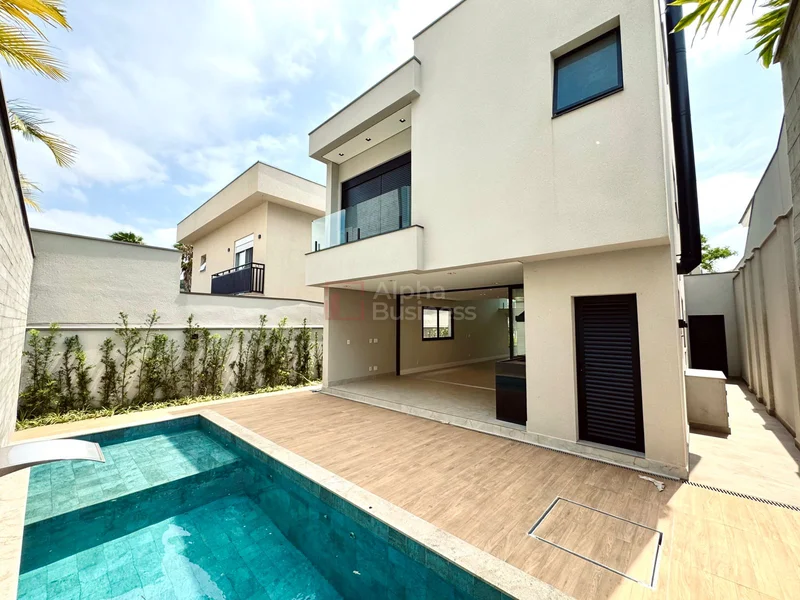 Fachada principal ou destaque de Casa com 3 suítes à venda, 212 m² por R$ 2.340.000 – New Ville – Santana de Parnaíba/SP - New Ville - Alphaville