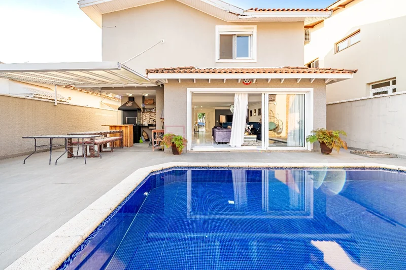 Fachada principal ou destaque de Casa com 4 dormitórios (02 suítes) à venda, 363 m² por R$ 3.000.000 – Alphaville 4 – Santana de Parnaíba/SP - Alphaville 4