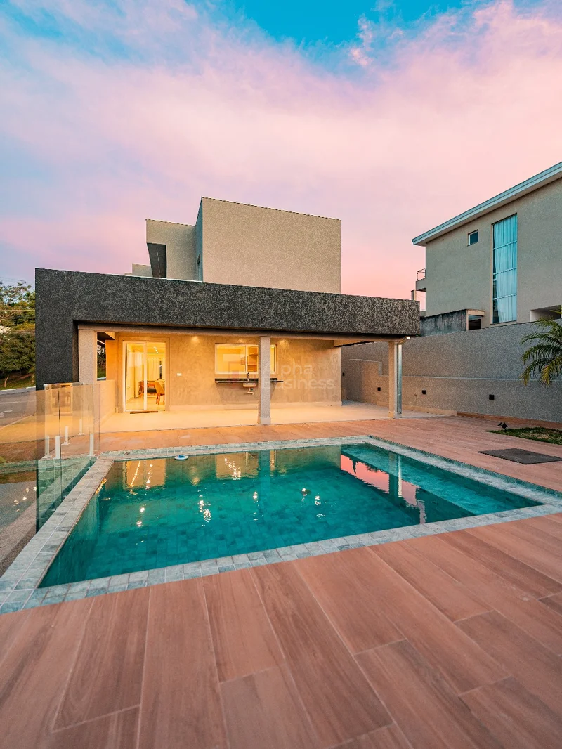 Fachada principal ou destaque de Casa com 3 suítes à venda, 289 m² por R$ 2.570.000 – New Ville – Santana de Parnaíba/SP - New Ville - Alphaville