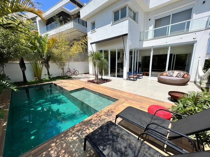 Fachada principal ou destaque de Casa com 4 suítes, 425 m² – venda por R$ 8.000.000 ou aluguel por R$ 47.800/mês – Tamboré 10 – Santana de Parnaíba/SP - Tamboré 10 - Alphaville