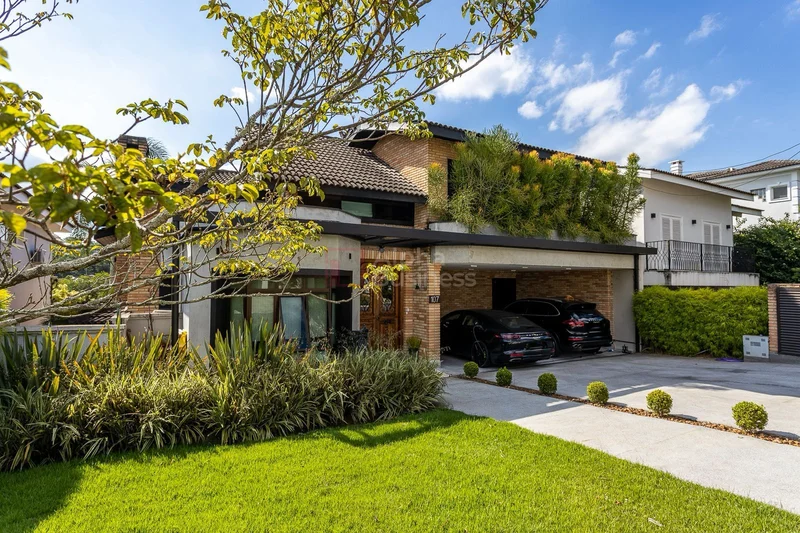 Fachada principal ou destaque de Casa com 4 suítes à venda, 500 m² por R$ 4.800.000 – Alphaville 11 – Santana de Parnaíba/SP - Alphaville 11