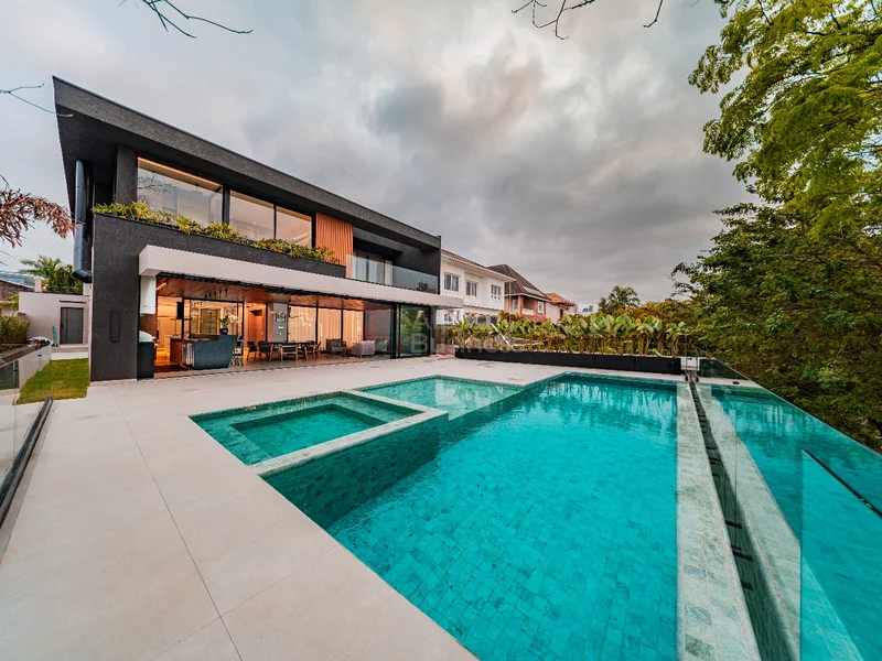 Fachada principal ou destaque de Casa com 5 suítes à venda, 835 m² por R$ 17.900.000 – Melville – Santana de Parnaíba/SP - Melville - Alphaville