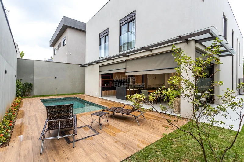 Fachada principal ou destaque de Casa com 4 suítes à venda, 350 m² por R$ 5.200.000 – Burle Marx – Santana de Parnaíba/SP - Burle Marx - Alphaville