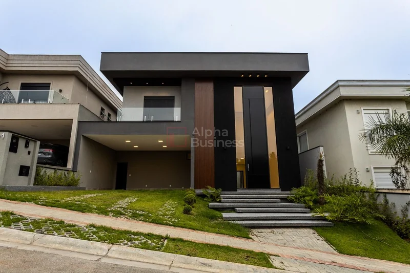 Fachada principal ou destaque de Casa com 5 suítes à venda, 392 m² por R$ 4.290.000 – Itahyê – Santana de Parnaíba/SP - Itahyê - Alphaville