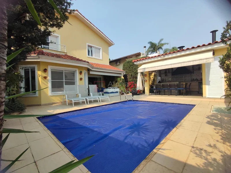 Fachada principal ou destaque de Casa com 4 dormitórios (02 suítes) à venda, 300 m² por R$ 2.890.000 – Alphaville 4 – Santana de Parnaíba/SP - Alphaville 4