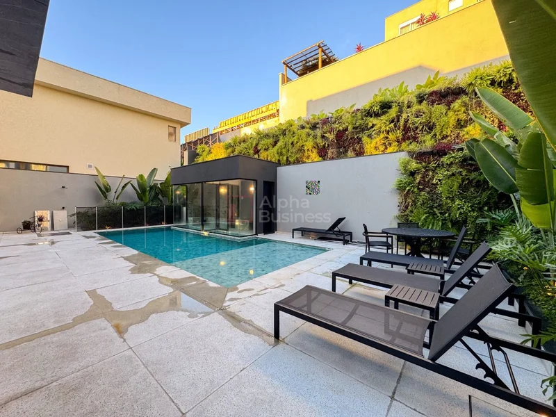 Fachada principal ou destaque de Casa com 5 suítes, 530 m² – venda por R$ 10.300.000 ou aluguel por R$ 60.000/mês – Gênesis 2 – Santana de Parnaíba/SP - Gênesis 2 - Alphaville