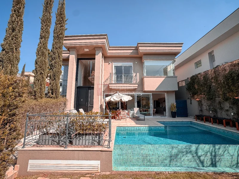 Fachada principal ou destaque de Casa com 4 suítes à venda, 608 m² por R$ 10.000.000 – Villa Solaia – Barueri/SP - Villa Solaia - Alphaville