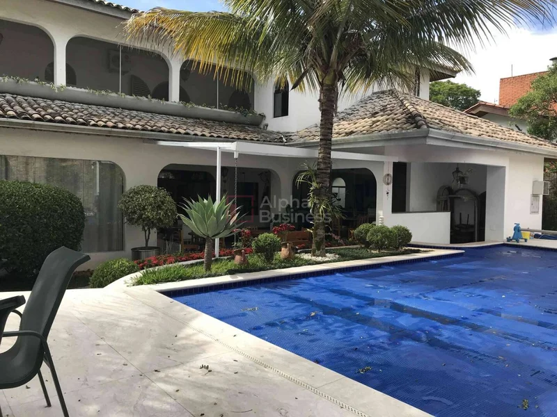 Fachada principal ou destaque de Casa com 4 suítes, 650 m² – venda por R$ 13.900.000 ou aluguel por R$ 45.000/mês – Alphaville 2 – Barueri/SP - Alphaville 2