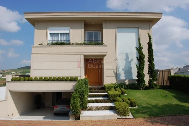 Fachada principal ou destaque de Casa com 3 suítes à venda, 400 m² por R$ 4.700.000 – Gênesis 1 – Santana de Parnaíba/SP - Gênesis 1 - Alphaville