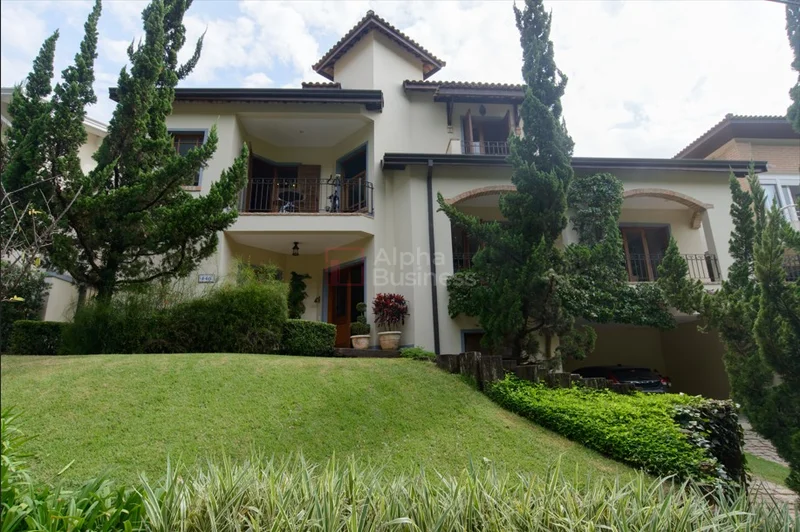 Fachada principal ou destaque de Casa com 4 dormitórios (02 suítes) à venda, 400 m² por R$ 3.950.000 – Alphaville 4 – Santana de Parnaíba/SP - Alphaville 4