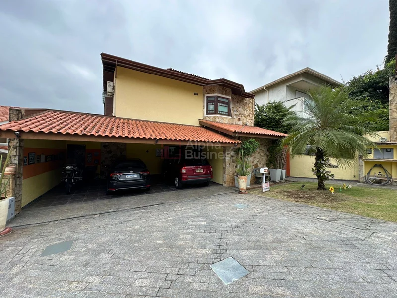 Fachada principal ou destaque de Casa com 4 dormitórios (02 suítes) à venda, 345 m² por R$ 2.800.000 – Alphaville 11 – Santana de Parnaíba/SP - Alphaville 11