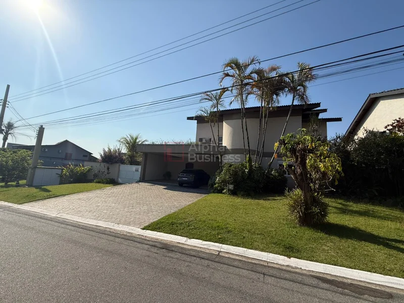 Fachada principal ou destaque de Casa com 4 suítes à venda, 404 m² por R$ 4.800.000 – Alphaville 3 – Santana de Parnaíba/SP - Alphaville 3