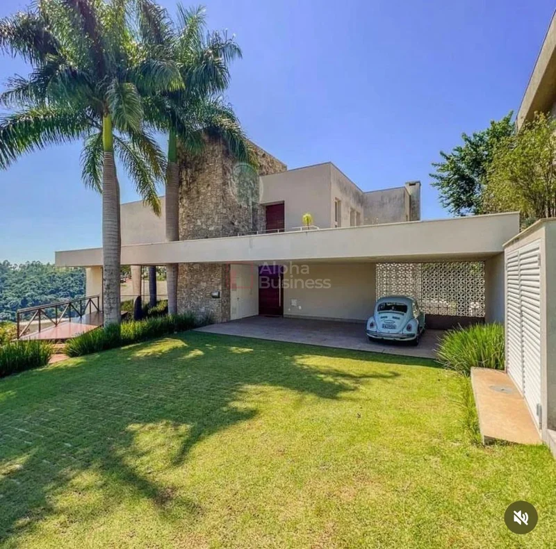 Fachada principal ou destaque de Casa com 4 suítes, 885 m² – venda por R$ 15.800.000 ou aluguel por R$ 75.000/mês – Gênesis 2 – Santana de Parnaíba/SP - Gênesis 2 - Alphaville
