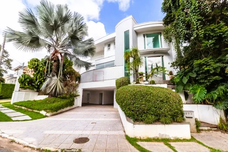 Fachada principal ou destaque de Casa com 4 suítes para alugar, 850 m² por R$ 45.000/mês – Alphaville 1 – Barueri/SP - Alphaville 1