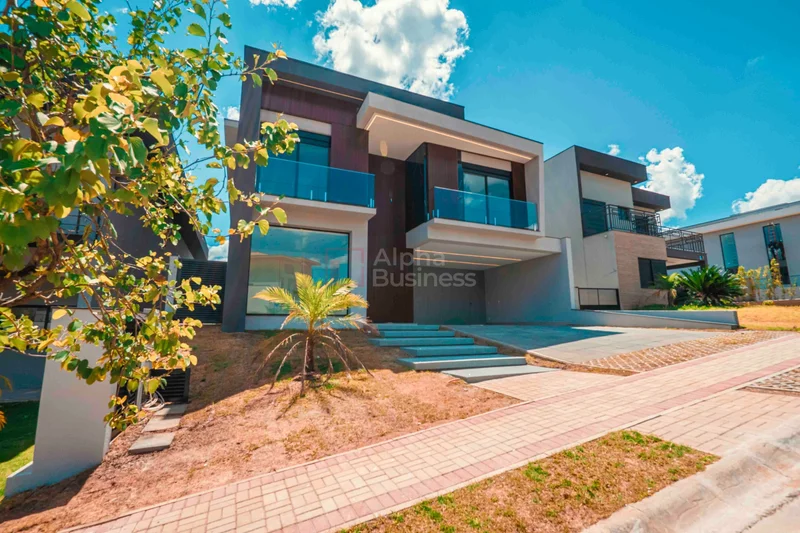 Fachada principal ou destaque de Casa com 4 suítes à venda, 427 m² por R$ 6.100.000 – Itahyê – Santana de Parnaíba/SP - Itahyê - Alphaville