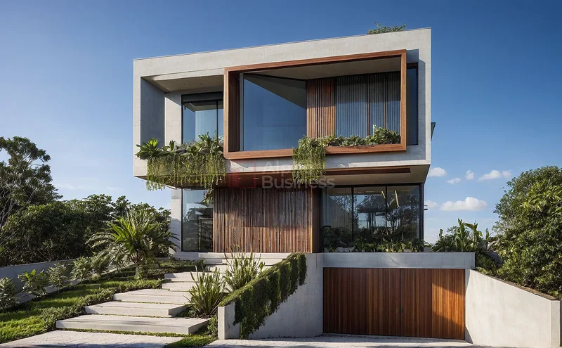 Fachada principal ou destaque de Casa com 4 suítes à venda, 530 m² por R$ 16.000.000 – Gênesis 2 – Santana de Parnaíba/SP - Gênesis 2 - Alphaville