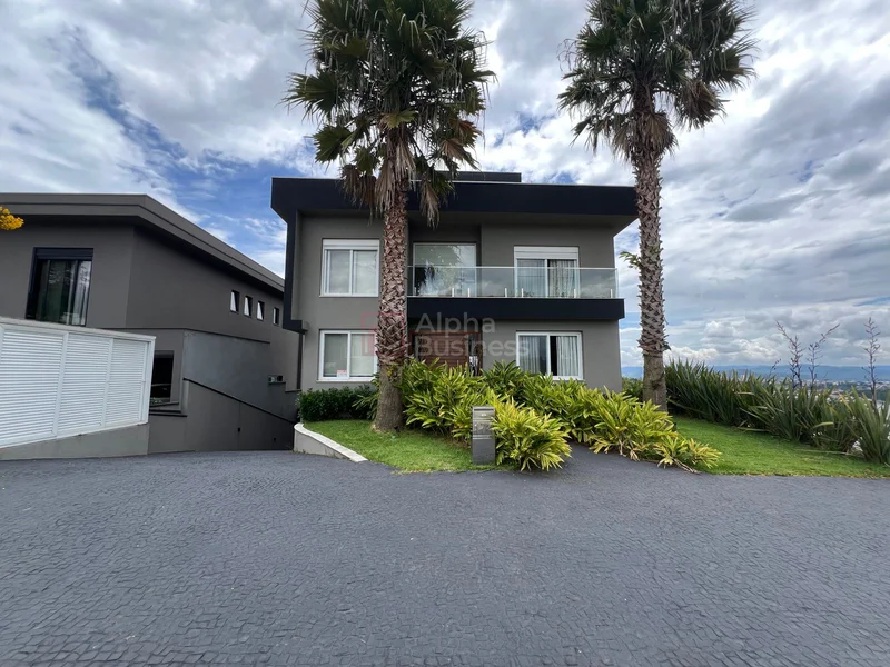 Fachada principal ou destaque de Casa com 3 suítes à venda, 300 m² por R$ 5.900.000 – Gênesis 2 – Santana de Parnaíba/SP - Gênesis 2 - Alphaville