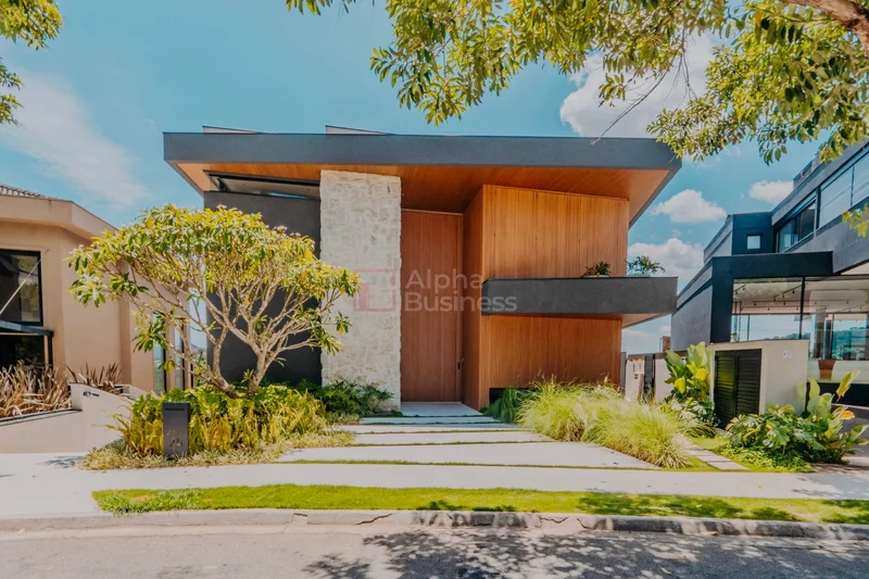 Fachada principal ou destaque de Casa com 4 suítes à venda, 1301 m² por R$ 29.900.000 – Gênesis 2 – Santana de Parnaíba/SP - Gênesis 2 - Alphaville