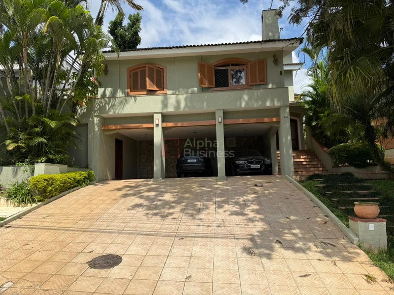 Fachada principal ou destaque de Casa com 4 suítes à venda, 334 m² por R$ 4.500.000 – Alphaville 1 – Barueri/SP - Alphaville 1