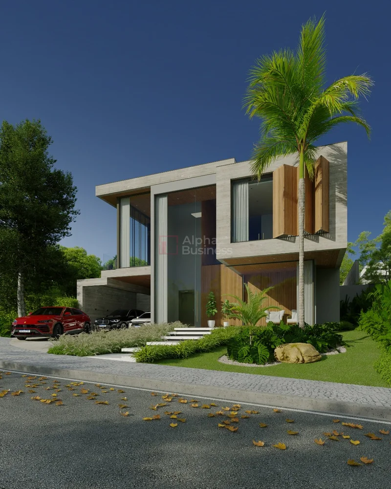 Fachada principal ou destaque de Casa com 4 suítes à venda, 510 m² por R$ 12.500.000 – Alphaville 1 – Barueri/SP - Alphaville 1