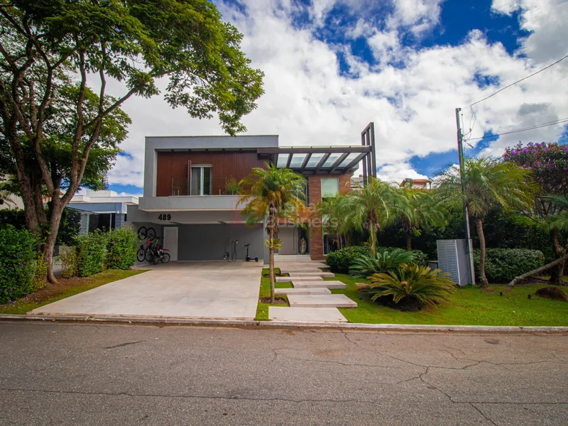 Fachada principal ou destaque de Casa com 4 suítes à venda, 482 m² por R$ 6.950.000 – Alphaville 9 – Santana de Parnaíba/SP - Alphaville 9