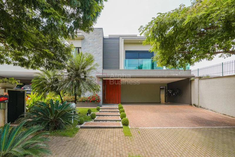 Fachada principal ou destaque de Casa com 4 suítes, 471 m² – venda por R$ 4.900.000 ou aluguel por R$ 31.209/mês – Burle Marx – Santana de Parnaíba/SP - Burle Marx - Alphaville