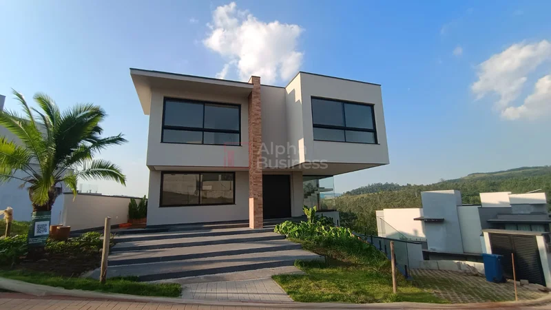 Fachada principal ou destaque de Casa nova com 4 suítes à venda, 450 m² por R$ 5.500.000 – Itahyê – Santana de Parnaíba/SP - Itahyê - Alphaville