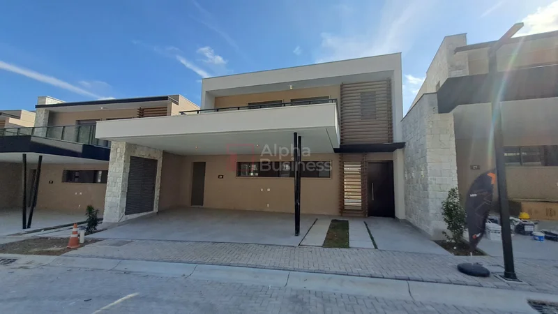 Fachada principal ou destaque de Casa Nova à Venda Singular Tamboré | 3 Suítes, 310m² | CA0846 - Singular Tamboré - Alphaville