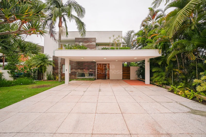 Fachada principal ou destaque de Casa com 5 suítes à venda, 598 m² por R$ 5.500.000 – Alphaville 6 – Santana de Parnaíba/SP - Alphaville 6