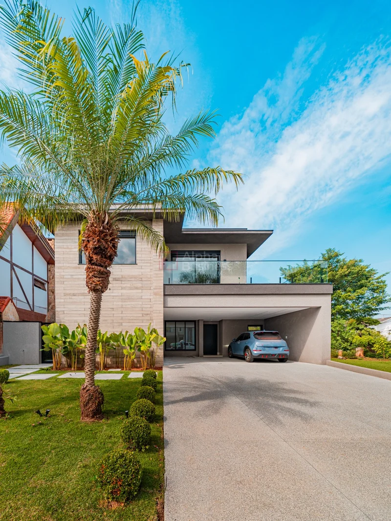 Fachada principal ou destaque de Casa com 4 suítes à venda, 351 m² por R$ 4.900.000 – Alphaville 6 – Santana de Parnaíba/SP - Alphaville 6