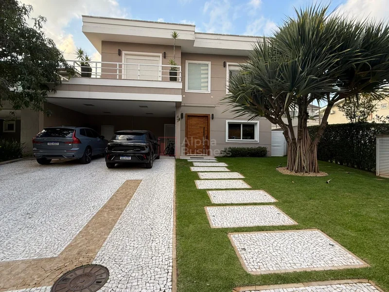 Fachada principal ou destaque de Casa mobiliada com 4 suítes à venda, 460 m² por R$ 7.200.000 – 18 do Forte – Santana de Parnaíba/SP - 18 do Forte - Alphaville