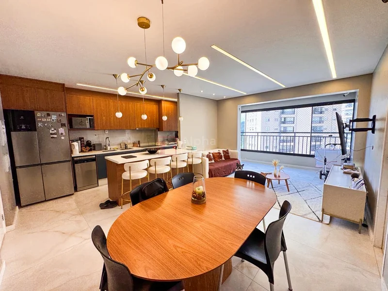 Fachada principal ou destaque de Apartamento mobiliado com 3 dormitórios (01 suíte), 89 m² – venda por R$ 1.490.000 ou aluguel por R$ 14.000/mês – Edifício Bonnard – Barueri/SP - Bonnard - Alphaville