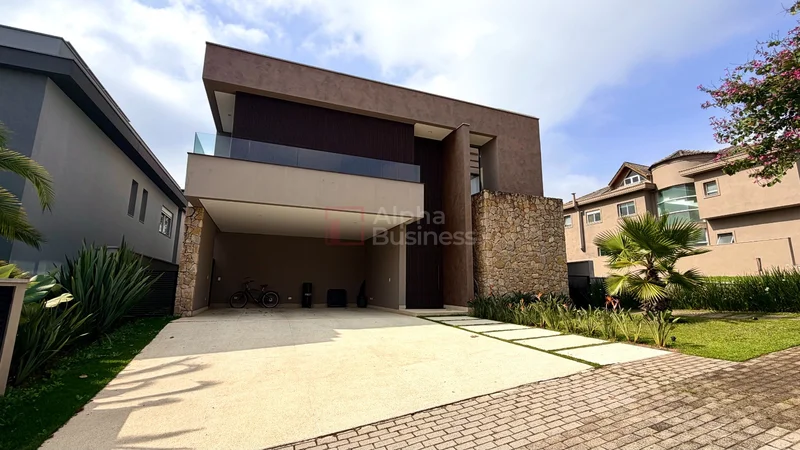 Fachada principal ou destaque de Casa com 4 suítes à venda, 485 m² por R$ 8.300.000 – Tamboré 10 – Santana de Parnaíba/SP - Tamboré 10 - Alphaville