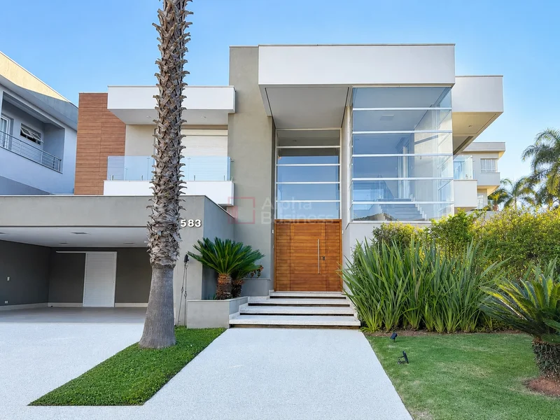 Fachada principal ou destaque de Casa com 4 suítes à venda, 630 m² por R$ 9.300.000 – Villa Solaia – Barueri/SP - Villa Solaia - Alphaville