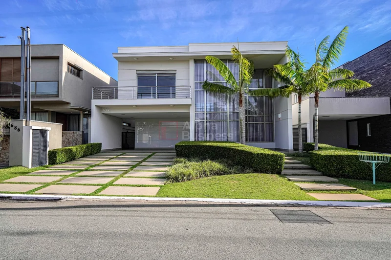 Fachada principal ou destaque de Casa com 3 suítes à venda, 360 m² por R$ 4.600.000 – Campos do Conde – Santana de Parnaíba/SP - Campos do Conde - Alphaville
